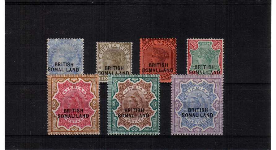 fine mounted mint set of 7