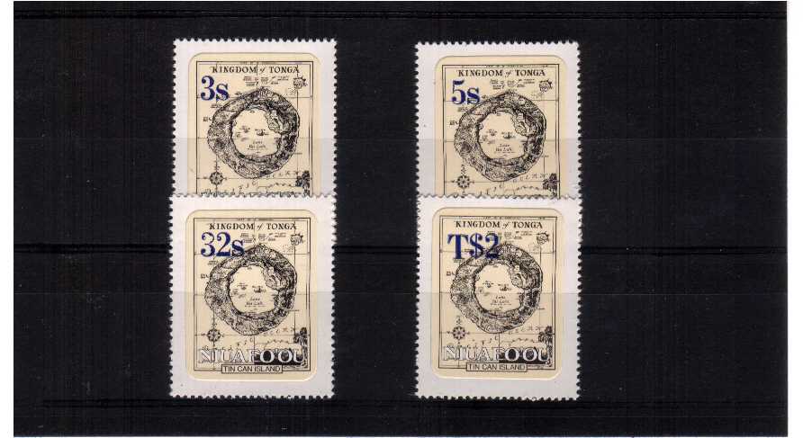 The Maps set of four superb unmounted mint.