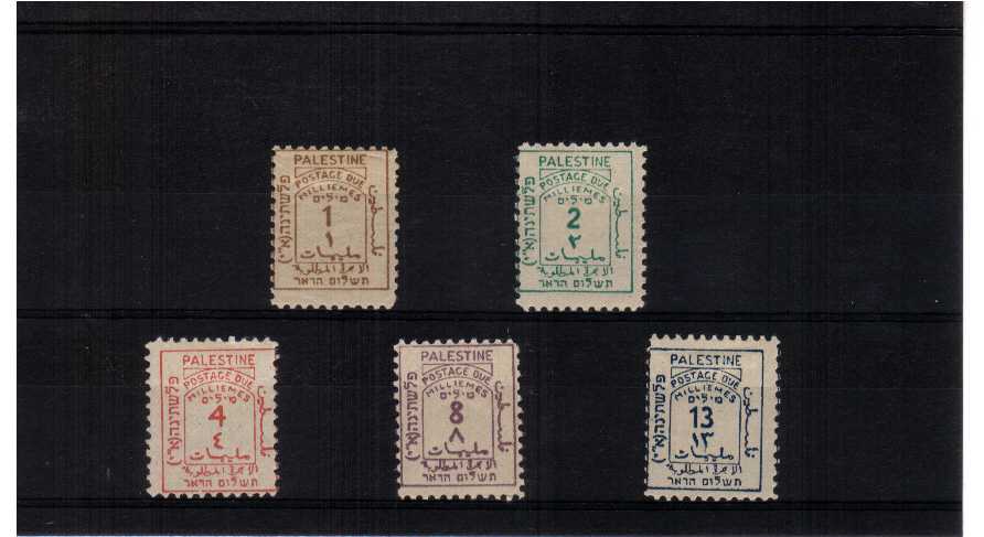 fine mounted mint set of 5
