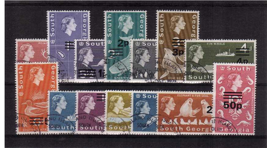Superb fine used set of fourteen all with matching corner cancels. Superb!