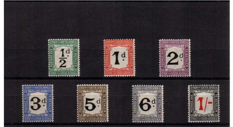 fine mounted mint set of 7