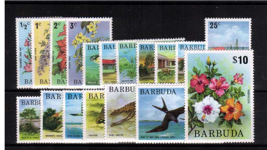 Superb unmounted mint set of eighteen