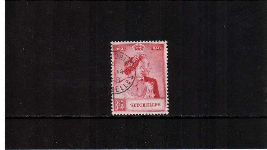 The 1948 Royal Silver Wedding top value superb fine used