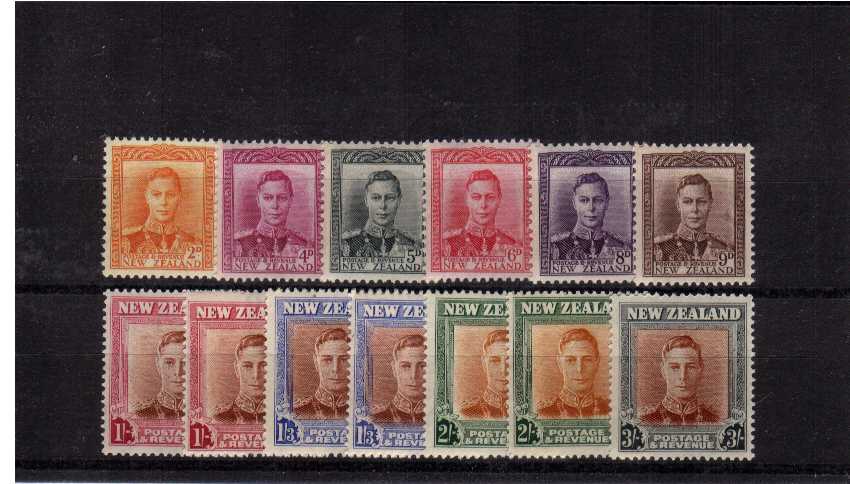 Superb unmounted mint set of ten plus the upright watermark set of three - set of thirteen in total   - - c4qr