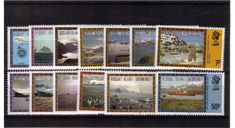 superb unmounted mint set of thirteen with imprint date