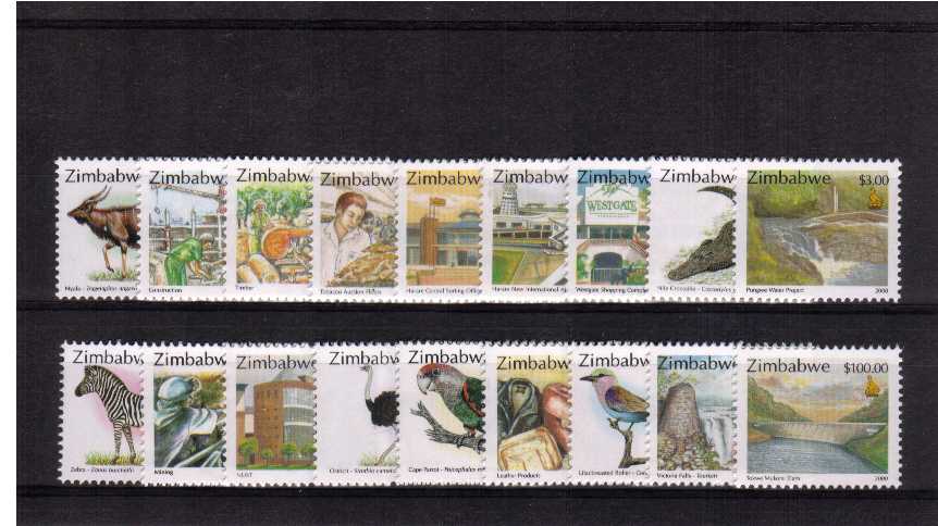 Superb unmounted mint set of eighteen.