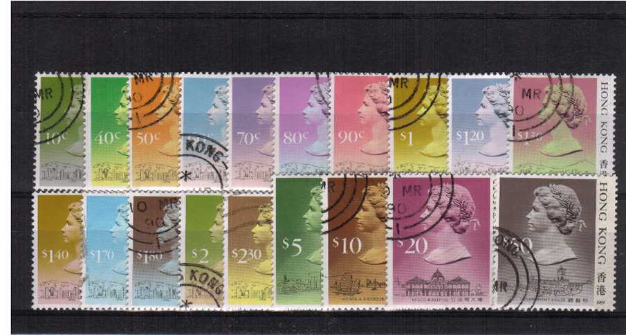 Good sound used  set of 19 with Imprint dates