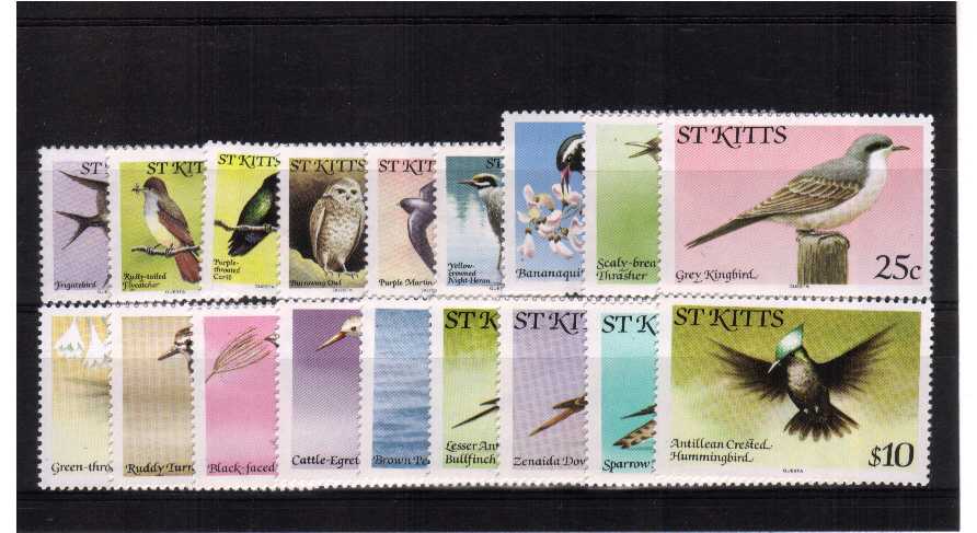 Birds - no imprint date - superb unmounted mint set of eighteen.<br/><b>ZQL</b>