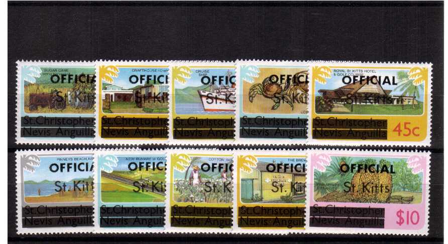 watermarked - superb unmounted mint set of ten