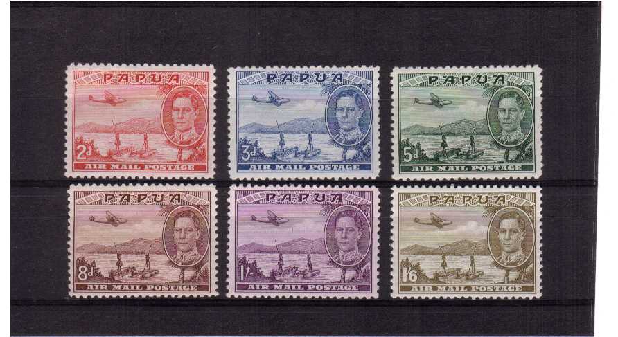 AIR MAIL POSTAGE -  Fine mounted mint set of six