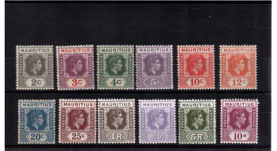 A fine mounted mint set of twelve