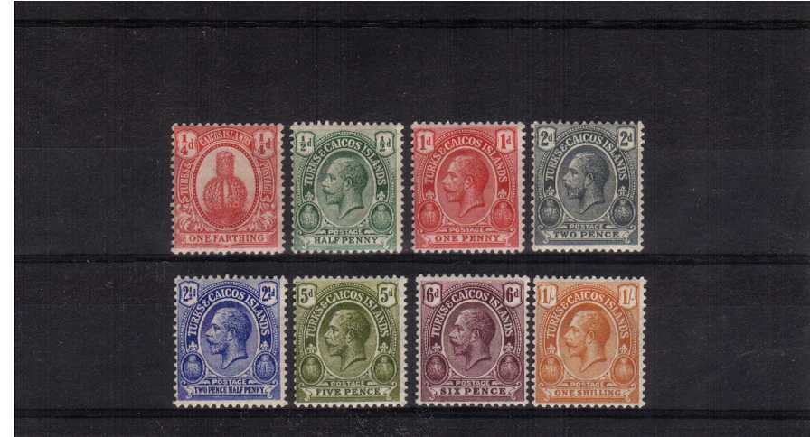 A good mounted mint set of eight