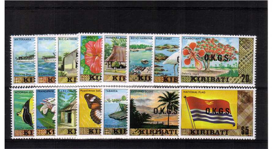 superb unmounted mint set of 15