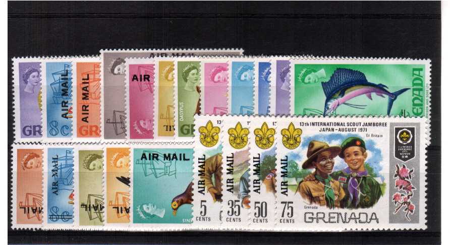 Superb unmounted mint set of seventeen plus the SCOUTS set of four.