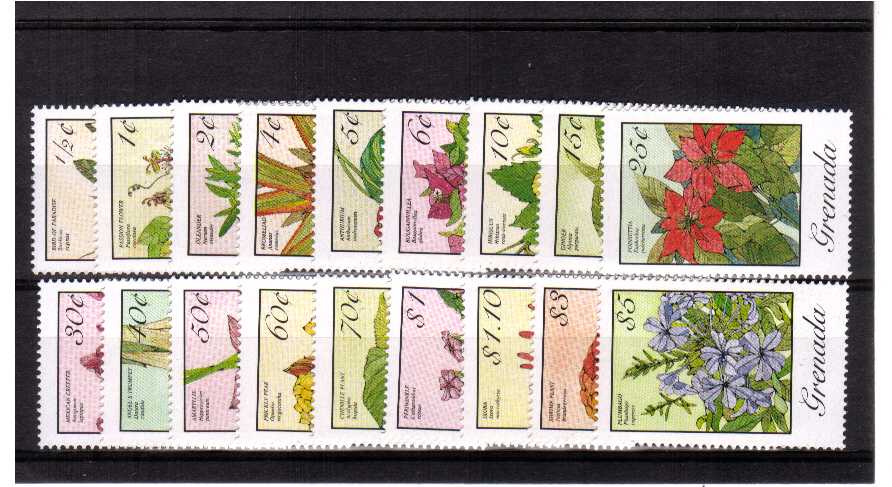 The original Flowers set perforation  14 - superb unmounted mint set of eighteen