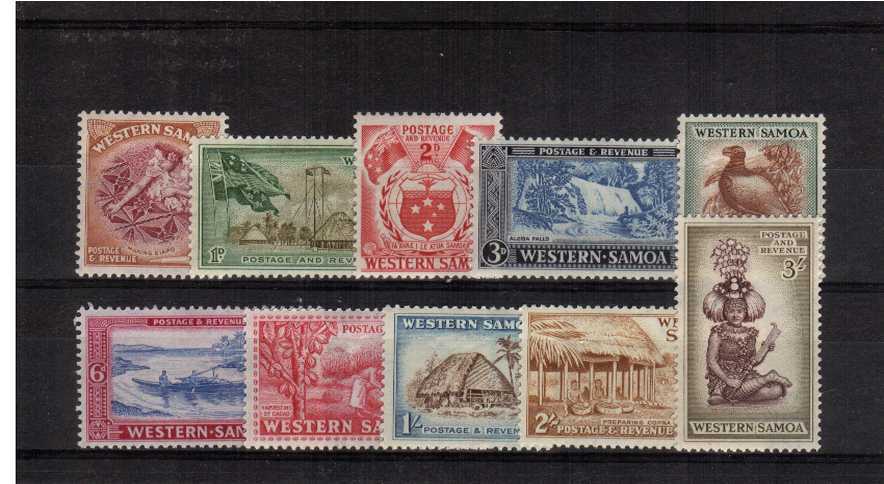 Fine lightly mounted mint set of ten with some unmounted