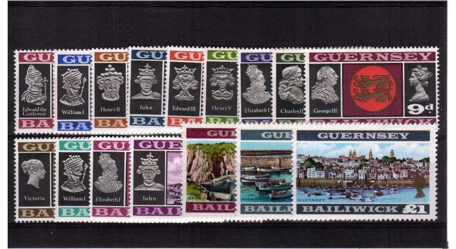 A fine mounted mint set of sixteen
