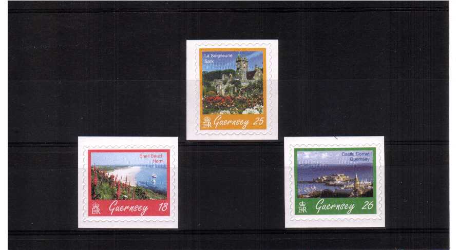 self adhesives set of three superb unmounted mint