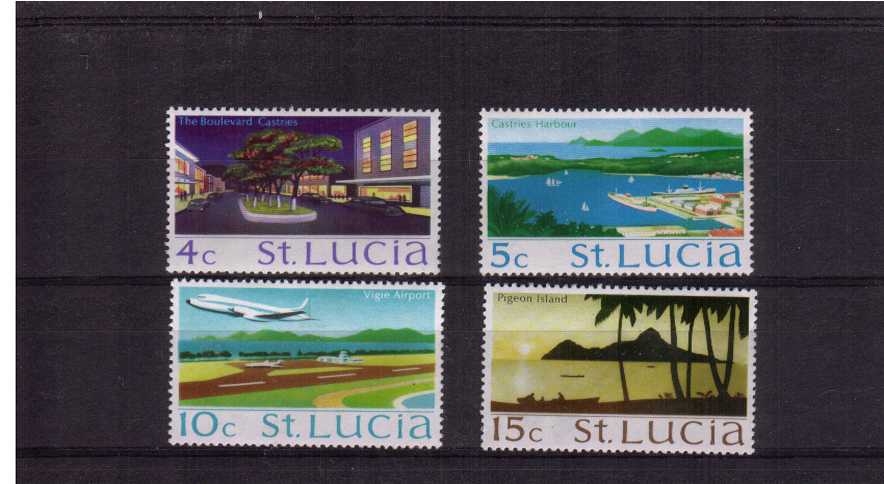 Watermark sideways lightly mounted mint set of four.