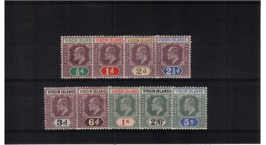fine mounted mint set of 9