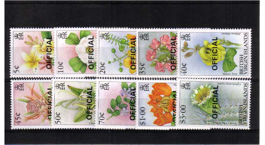 see footnote - superb unmounted mint set of 10