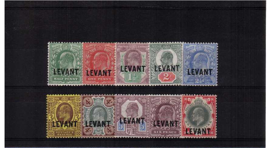 fine mounted mint set of 10