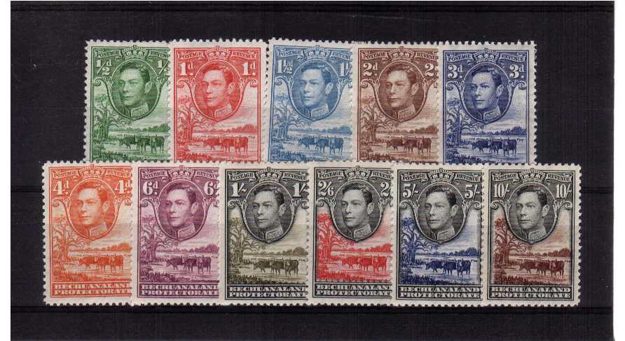 Fine mounted mint set of eleven.
