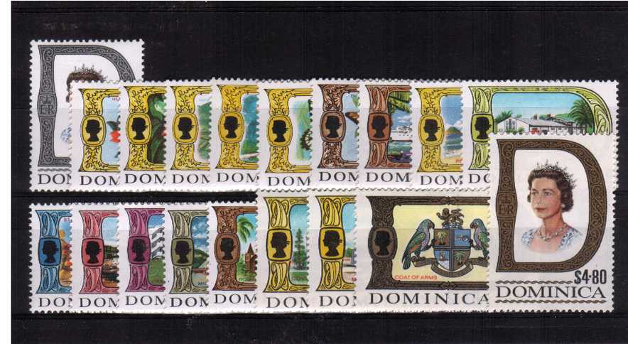 A very lightly mounted mint set of nineteen