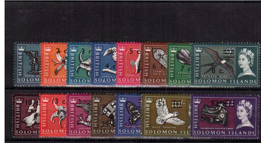 A mounted mint set of fifteen -  watermark UPRIGHT