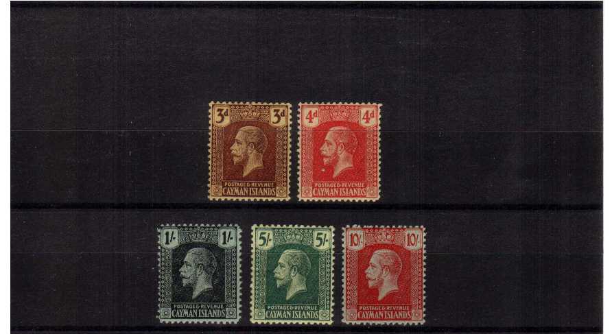 fine mounted mint set of 5 with some unmounted