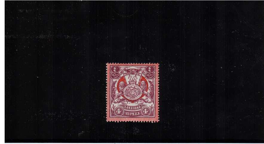 4R Claret and Red A very fine, very lightly mounted mint single.
<br/><br/>
<b>NYQ08</b>