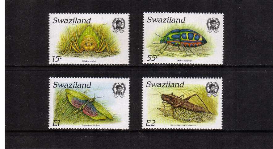 Insects set of four superb unmounted mint.<br/><br/>
<b>NYQ08</b>