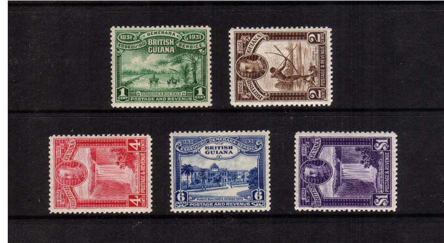 Centenary of County Union set of five surerb very, very lightly mounted mint. A superb bright and very fresh set!!<br/><br/>
<b>NYQ08</b>