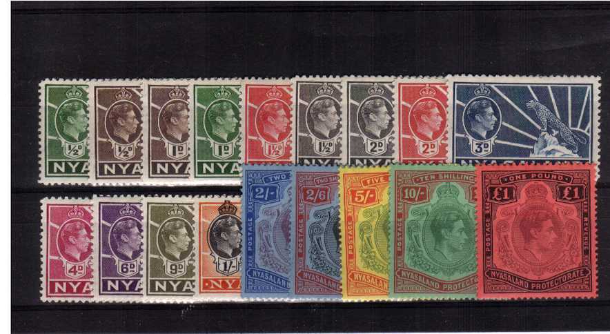 A superb lightly mounted mint set of eighteen.<br/><b>QQNO</b>