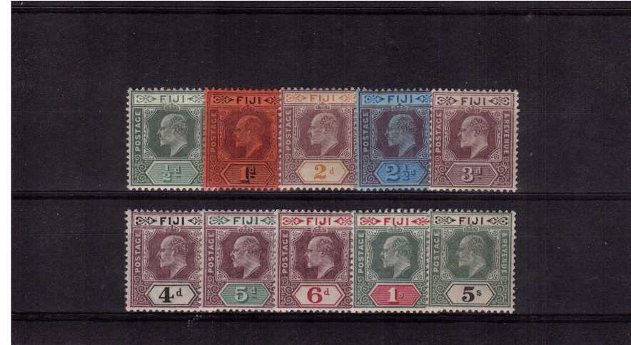 Very lightly mounted mint set to the 5/- value. Bright and very fresh.<br/><br/>
<b>NYQ08</b>