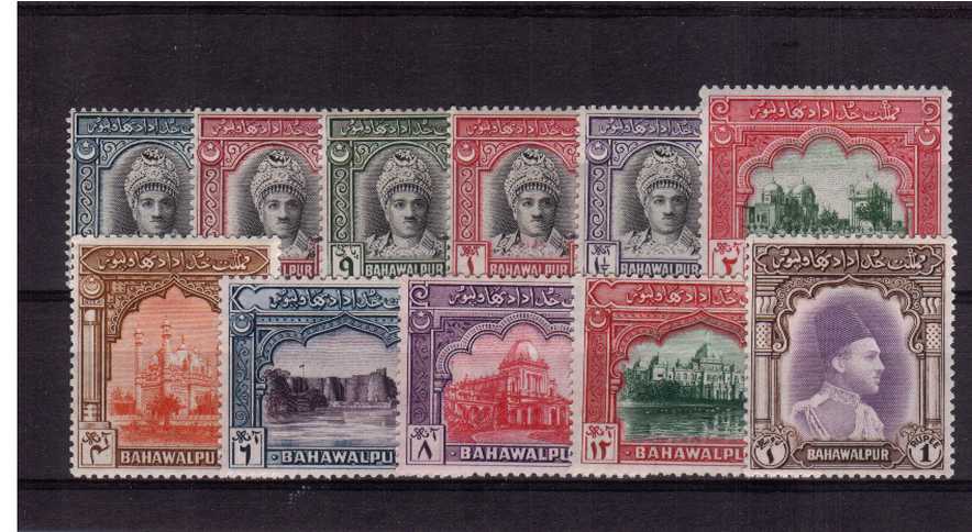 A fine lightly mounted mint set of eleven  to the 1 Rupee value.
<br/><br/>
<b>NYQ08</b>