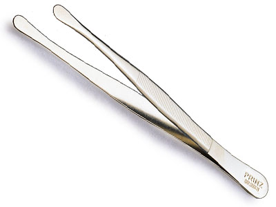 	Prinz 1030 small tweezers
Spoon End - 120mm long
supplied with sheath