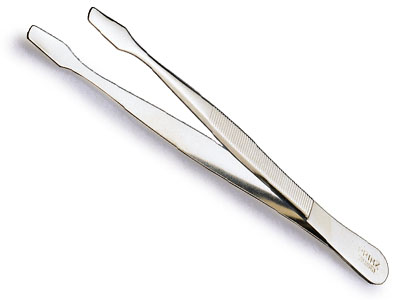 Prinz 1010 small tweezers
Spade End - 120mm long
supplied with sheath