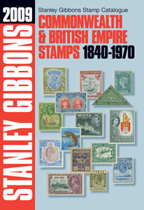 COMMONWEALTH & BRITISH EMPIRE STAMPS - 1840-1970 by Stanley Gibbons. A complete listing of stamps issued 1840 - 1970 including reference to shades, watermarks and perforations mostly illustrated in colour. 2009 published August 08. 620 Pages - Hardcover.