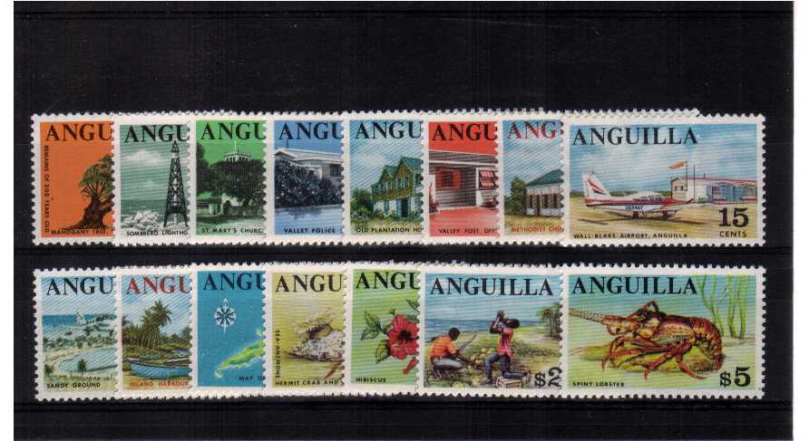 superb unmounted mint set of fifteen.