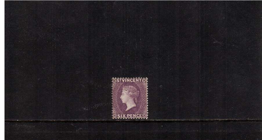 6d Violet - A superb fresh very lightly mounted mint stamp. SG Cat 150
<br/><br/>
<b>NYQ09</b>