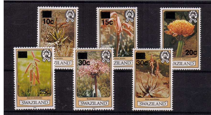 Overprint set of six superb unmounted mint.<br/><br/>
<b>NYQ11</b>