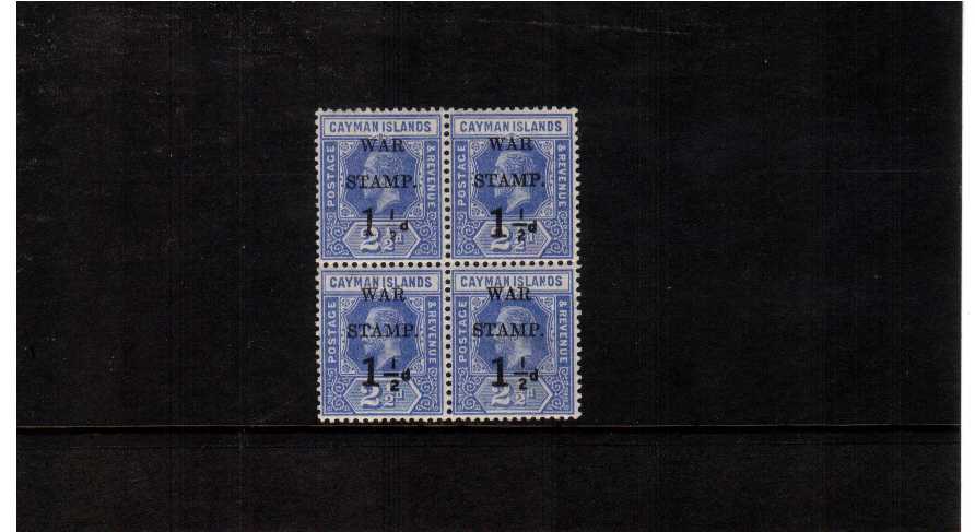 fractional bar almost missing on upper right stamp. unmounted on 3 stamps