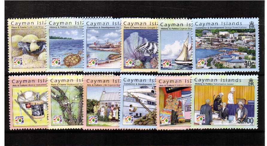 500th Anniversary of Discovery of Cayman Islands<br/>
A superb unmounted mint set of twelve.
<br><b>ZKQ</b>