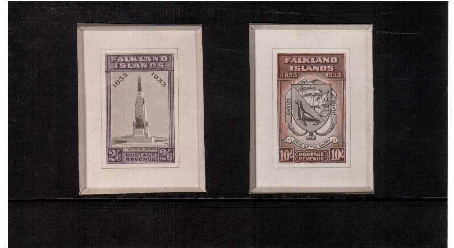 pair of photographic proofs, rare and unusual