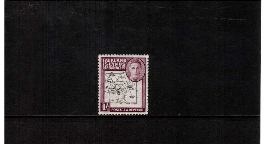 superb unmounted mint single showing the SOUTH POKE varity