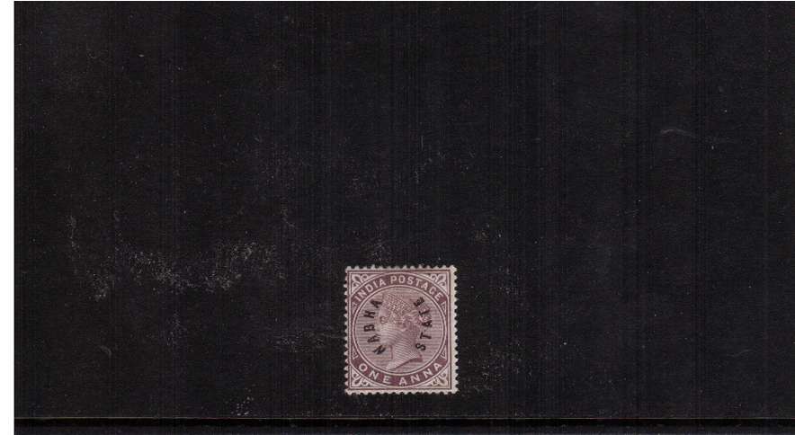 CONVENTION - NABHA  - 1a Brown-Purple - very fresh but no gum
