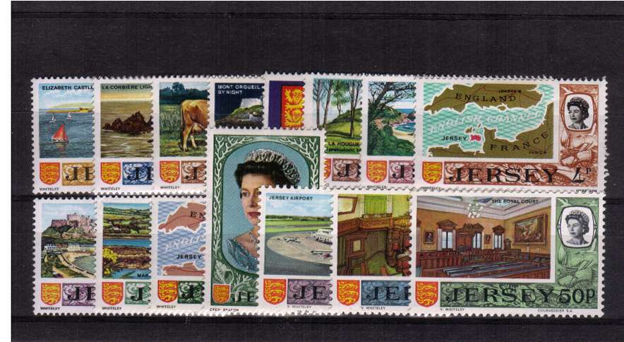 A superb unmounted mint set of fifteen.