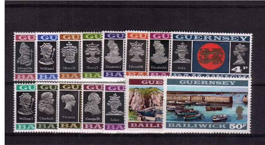 Lightly mounted mint set of fifteen.