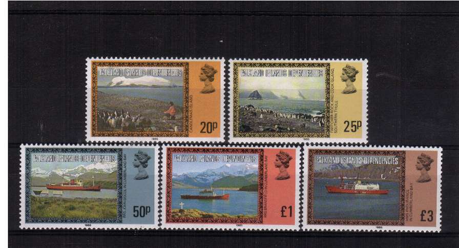 A fine mounted mint complete set of five. Multiple Crown Diagonal and 1985 imprint. <br/><br/>
<b>YQN</b>
